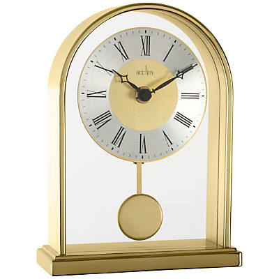 Acctim Thurrock Mantel Clock, Gold Acctim Thurrock Mantel Clock, Gold